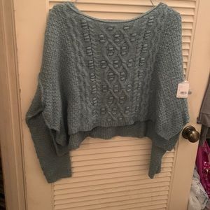 Crop free people sweater